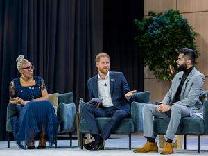 Supporting image for story: Harry heralds truth and fearlessness of young people in an ‘apathetic world’