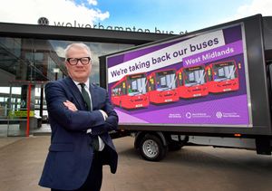 West Midlands mayor Richard Parker at Wolverhampton bus station