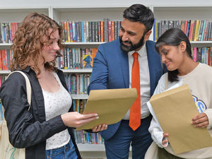 Supporting image for story: GCSE results day: Celebrations and congratulations as students get their rewards
