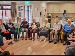 Supporting image for story: Shrewsbury care home residents enjoy fun and active day with armchair exercises