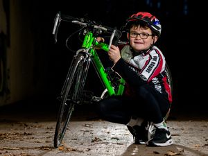 Supporting image for story: Let's back Zac: Jacob, 8, cycles 20 miles to raise £500 for poorly boy