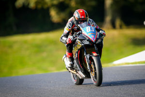 Harris Beech secured a podium and lap record before crashing. Picture: Colin Port