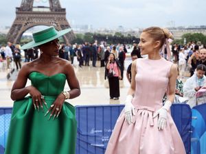 Supporting image for story: Ariana Grande and Cynthia Erivo stride into Emerald City in Wicked teaser