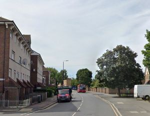 Freemasons Road, Newham, where David Gomoh was attacked. Photo: Google StreetView.