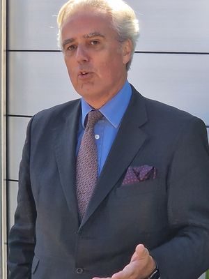 Mark Garnier said he was chuffed to see the work done, but happier for the people of Bewdley