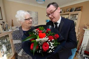 Flowers for Jean Griffin, 86, from Shrewsbury