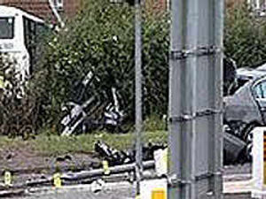 Supporting image for story: Two killed in coach crash