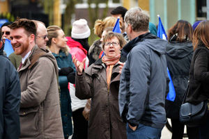 Staff on the picket line