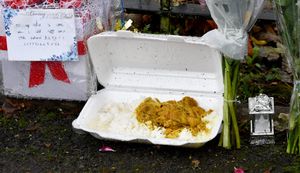 Fresh images of tributes at the scene of murder victim Jermaine Smith, at Lilleshall Crescent, Wolverhampton.