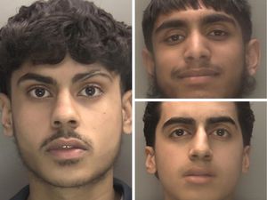 Supporting image for story: Pictured: Faces of three men jailed for 'savage' machete attack in Walsall park