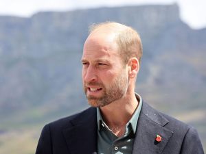The Prince of Wales meets young environmentalists from across Africa and South East Asia who are taking part in the inaugural Earthshot Prize Climate Leaders Youth Programme, at Rooftop on Bree in Cape Town