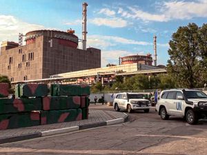Supporting image for story: Ukraine says nuclear plant offline after Russian shelling