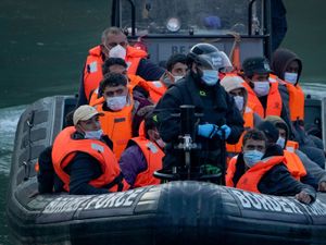 Supporting image for story: Home Secretary 'sanctions tactics to turn back migrant boats in Channel'