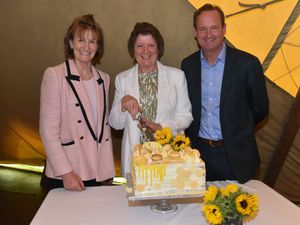 Supporting image for story: Shropshire charity Community Resource gives CEO a special send-off