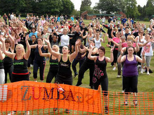 Supporting image for story: It's Zumba time  as hundreds hit park