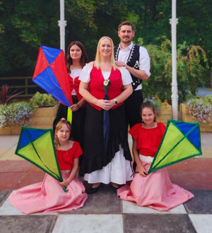 Let's Go Fly a Kite - members of the Llandrindod Wells Theatre Group