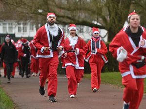 Supporting image for story: Delayed Santa Run worth the wait for Wolverhampton sight charity as event raises record amount