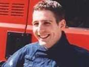 Supporting image for story: Funeral for firefighter hero