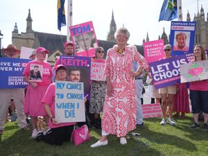 Supporting image for story: Campaigners for and against assisted dying make feelings known at Westminster
