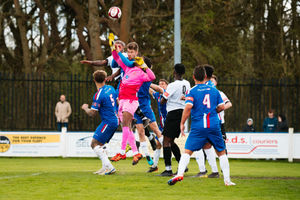 Chasetown FC vs Sporting Khalsa in Northern Premier League Division One Midlands at Chasetown Football Club. Chasetown in White and Sporting Khalsa in Blue..