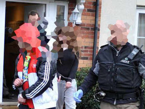 Supporting image for story: Two arrested as large cannabis stash found