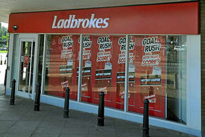 The Ladbrokes branch that was targeted