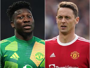 Andre Onana, left, and Nemanja Matic