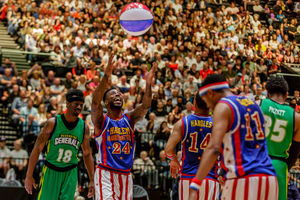 The Harlem Globetrotters in Birmingham. Credit: Chris Bowley
