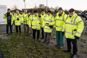 An army of stewards stand ready to help the evening run smoothly. Photo: Ian Knight / Z70 Photography