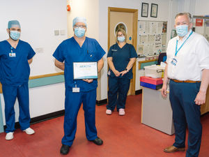 Supporting image for story: Nurse who supported ITU at Shropshire's hospitals during peak of pandemic given health hero award
