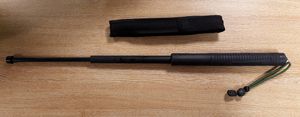 An extendable baton was seized at the scene (Photo by West Mercia Police)