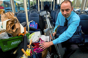 Supporting image for story: Hundreds of items a day left on buses across region