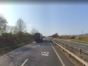 Supporting image for story: Crash closes A5 on approach to Shrewsbury 