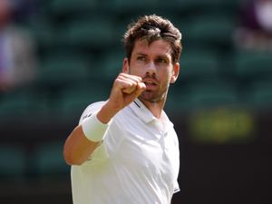 Cameron Norrie clenches his fist