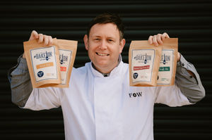 Flower & White managing director Andrew McCourt with the home bake kits