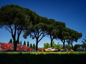 Supporting image for story: Oscar Piastri pips McLaren team-mate Lando Norris to practice double at Imola