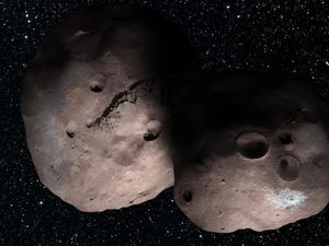 Supporting image for story: This weird-shaped object one billion miles beyond Pluto is Nasa’s next target