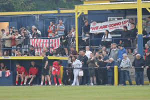 More than 1,000 fans turned up for Shifnal Town's Midland League Premier Division play-off final triumph over 1874 Northwich (Picture: Kevin Wakerley)