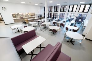 The new canteen area