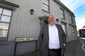Former Sedgley councillor and long term resident Bill Etheridge stands outside the old Court House, Sedgley.