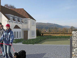 Supporting image for story: Ludlow riverside homes 'will not  block country view'