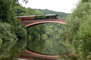 Supporting image for story: Reader picture: Flying Scotsman at Arley