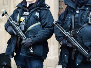 Supporting image for story: Armed police and helicopter in Great Barr firearms arrests