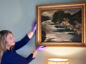 Supporting image for story: Landscape by Sir Winston Churchill to go on display in UK for first time