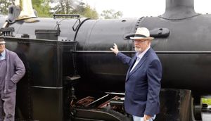 Telford Steam Railway welcomed Pete Waterman OBE to the open day event. Picture: Joshua Woodland/Telford Steam Railway.