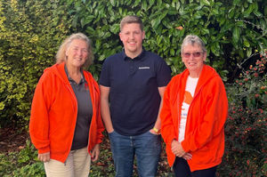 Lynette Williams with Jon Harrison and Mary Parry-Sargent