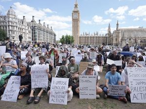 Supporting image for story: Protesters told not to give details to police at rally over Palestine Action ban