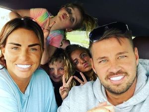Supporting image for story: Former glamour model Katie Price takes family to West Midland Safari Park