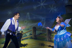 John Barrownman and Jodie Prenger. Photo by: Paul Coltas