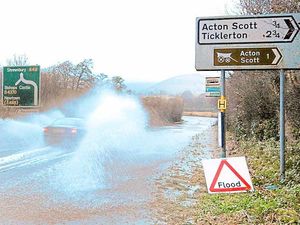 Supporting image for story: Engineers assess Shropshire A49 flood damage